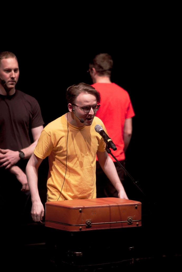 Michael Klütgens im Theaterstück "Es lebe das Vaterland"